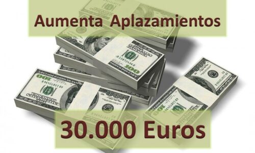 Aumenta aplazamiento en tributos de CCAA a 30.000 euros